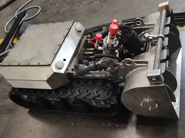 High-quality dredging robot for pipeline cleaning