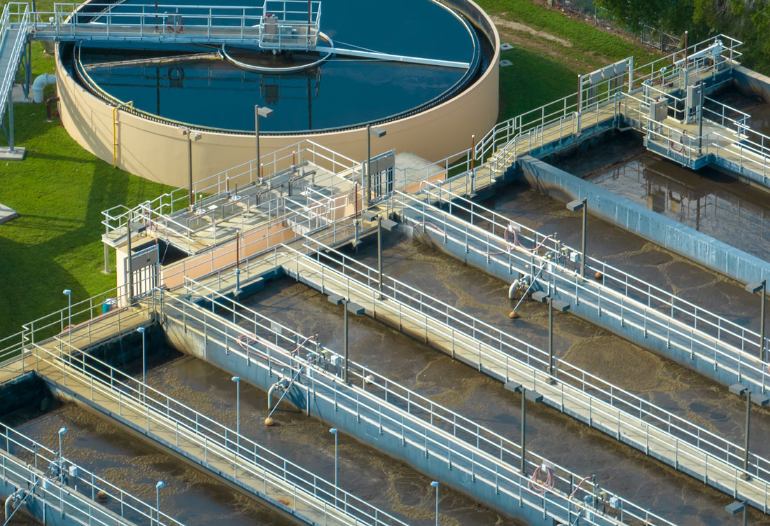 Wastewater treatment basins requiring sludge removal